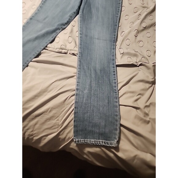 Women's Lee Relaxed Fit Straight Leg High Rise Blue Jeans Size 6 (27/30) - Picture 6 of 9